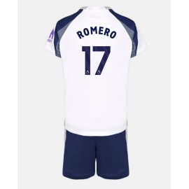Tottenham Hotspur Cristian Romero #17 Hjemmebanetrøje Børn 2025-26 Kortærmet (+ Korte bukser)